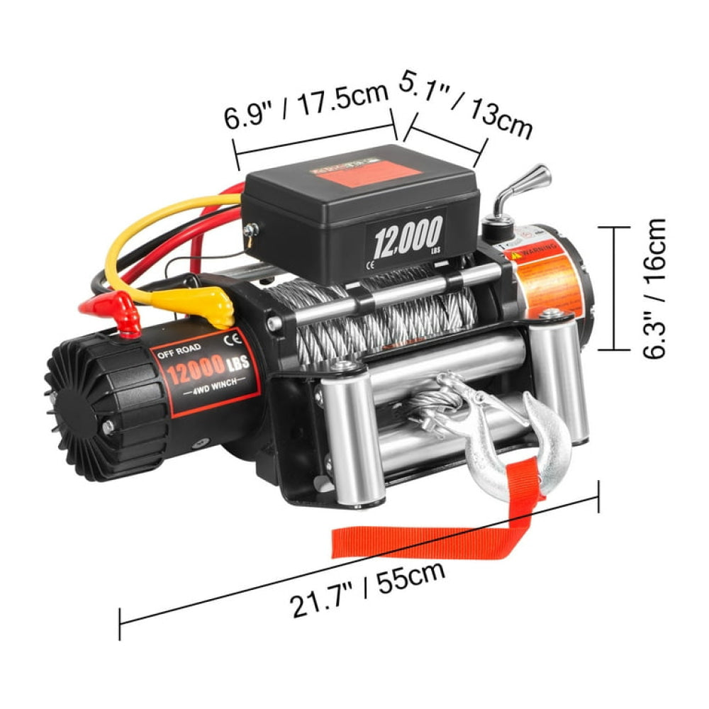 Electric 4x4 Winch For Towing 12V 9500LB