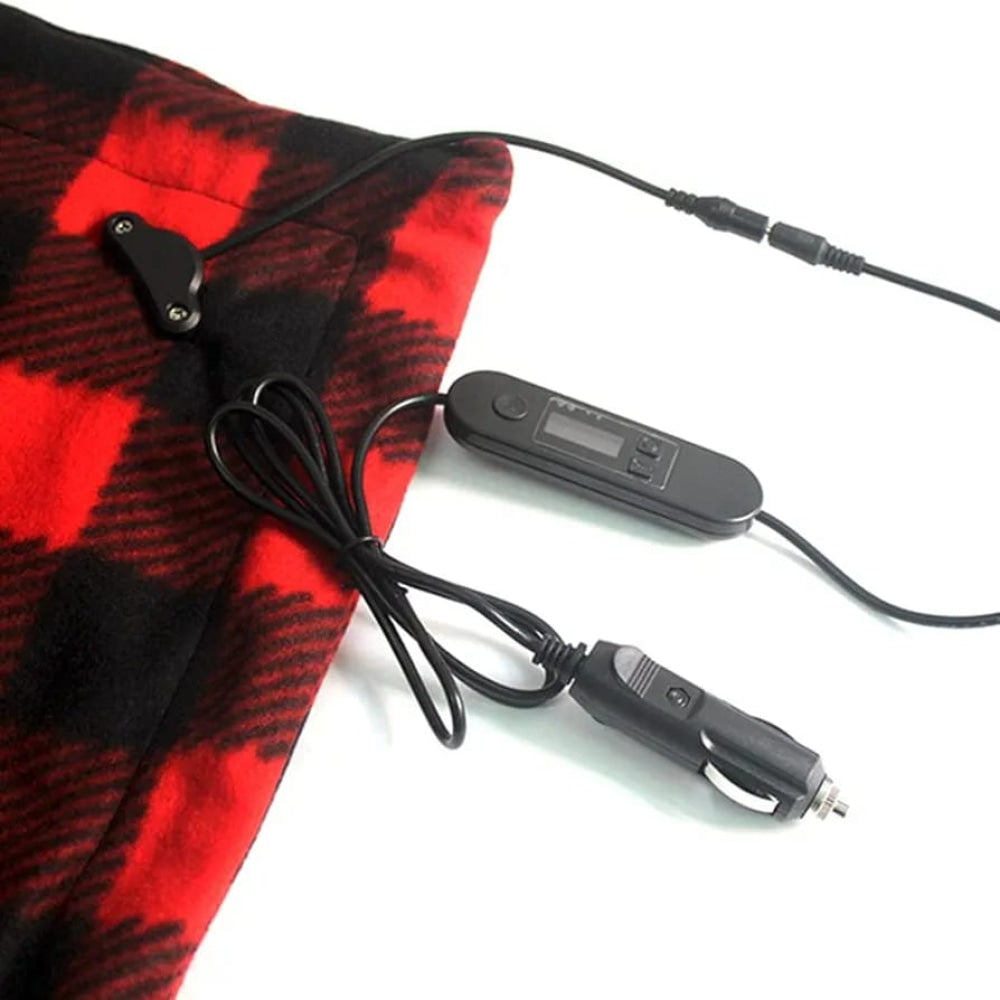 Electric Heated Car Blanket 12V