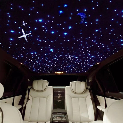 Fiber Optic Headliner Star Light Kit With Remote For Car Home Roof Ceiling 750Pc