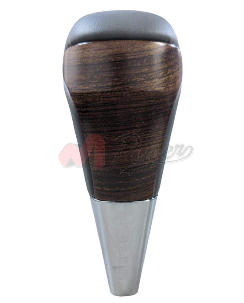 Gear Shift Stick Knob Wooden Texture For Toyota Models Brown