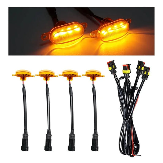 GMC Style Daytime Running Lamp For Front Grille 4Pcs/5Pcs