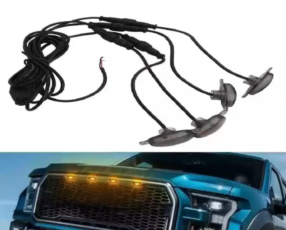 Gmc Style Daytime Running Lamp For Front Grille 4Pcs/Set