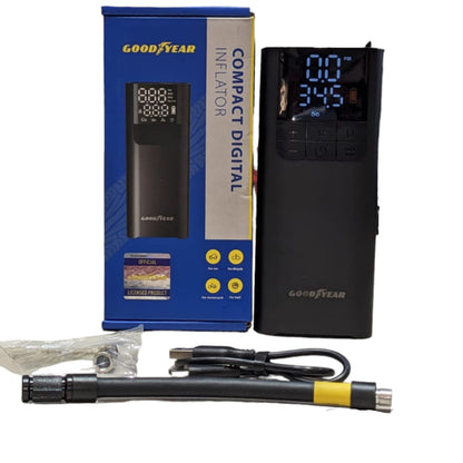 Goodyear Heavy Duty Digital Tire Inflator & Power Bank