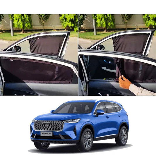 Haval H6 Custom Fit Railing Curtains Sun Shade - Parda-4pcs