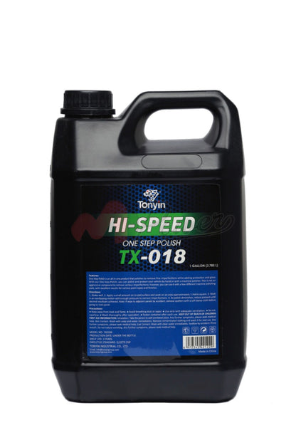 Hi-Speed (One Step Polish Compound) Tx-018 Gallon (3.785 L) Car Care