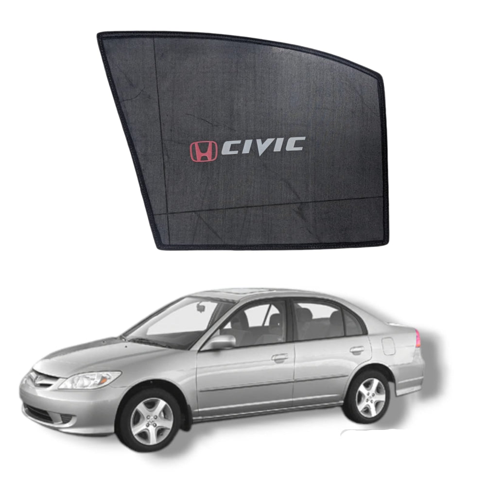 Honda City 2004 Sun Shades With Logo 4Pcs/Set Accessories