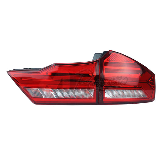 Honda City Lambo Style Tail Lamps 2022 Red