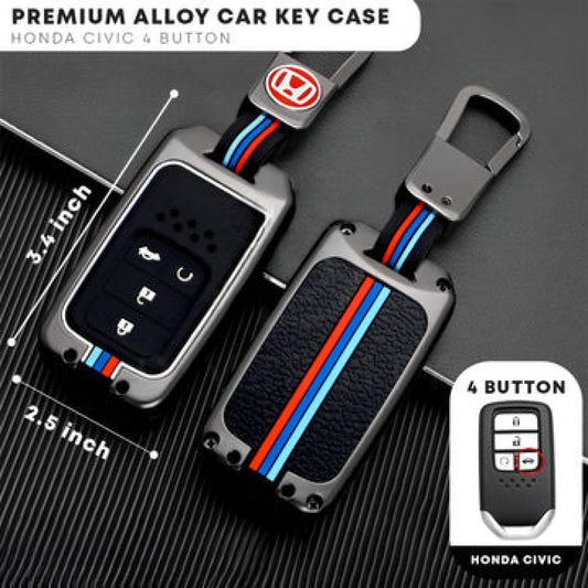 Honda Civic 2017 4 Button Protective Zinc Alloy Remote Key Cover