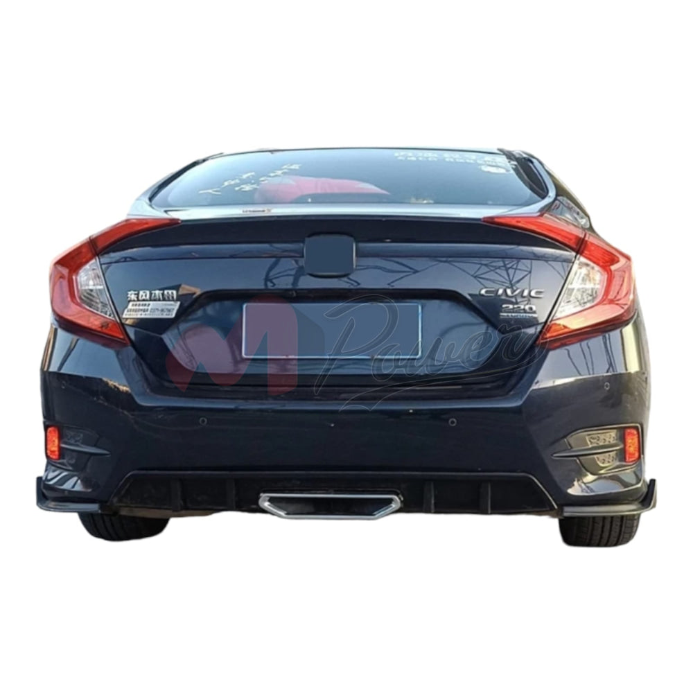 Honda Civic 2017 Si Style Back Bumper Diffuser