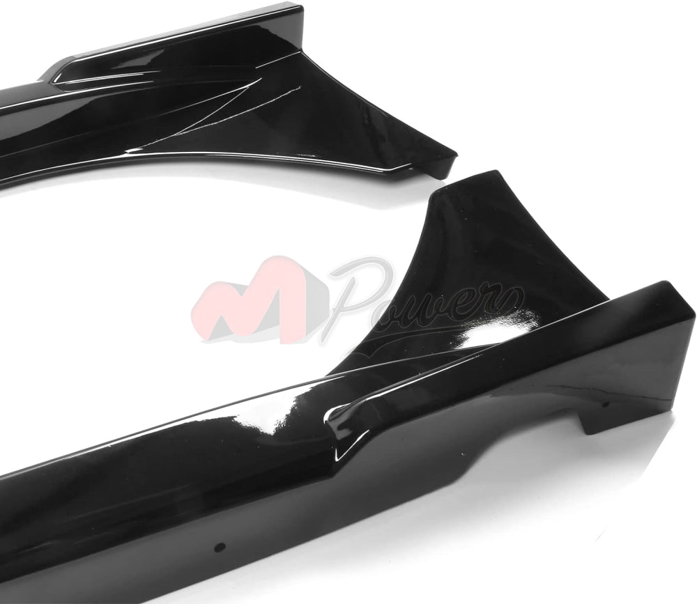 Honda Civic 2022 11Th Gen Sedan 2Pcs Side Skirts Painted Gloss Black Pp Mug Style