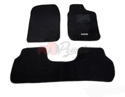 Honda Civic Carpet Floor Mats 3Pcs 2017-2021