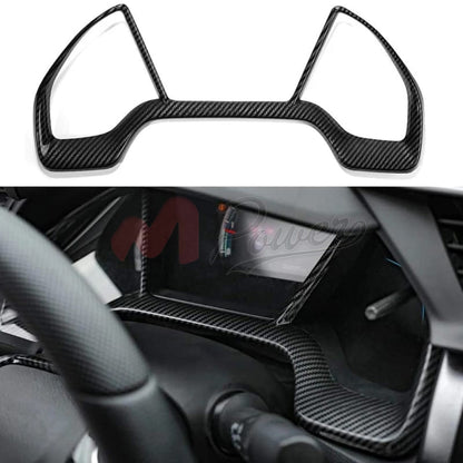 Honda Civic Dashboard Panel Frame Carbon Trim 2017-2022