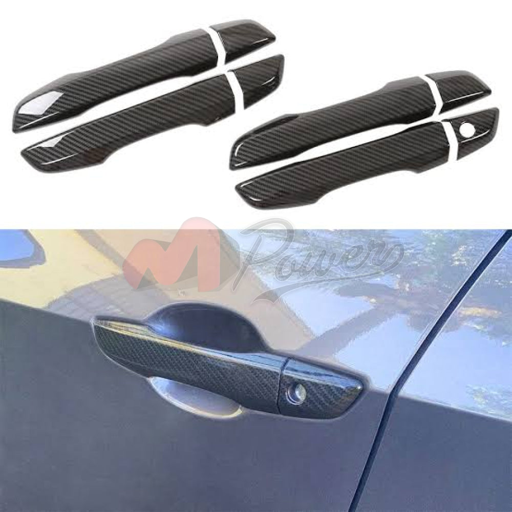 Honda Civic Door Handle Cover Carbon Trim 2017-2022