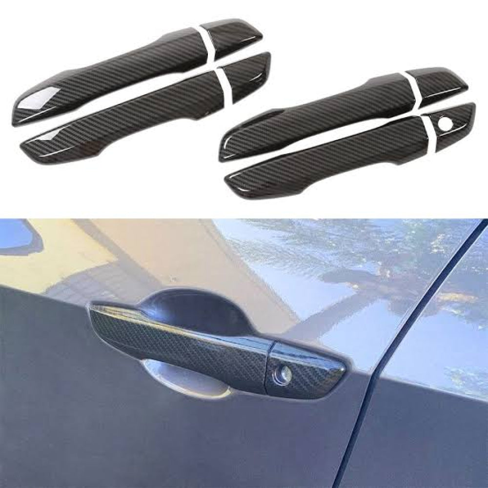 Honda Civic Door Handle Cover Carbon Trim 2017-2022