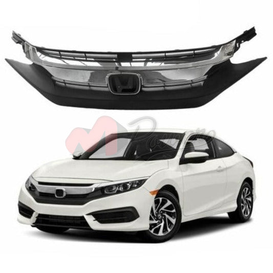 Honda Civic Front Grill Oem Style 2017-2020