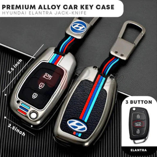 Hyundai Elantra Jack Knife Protective Zinc Alloy Remote Key Cover