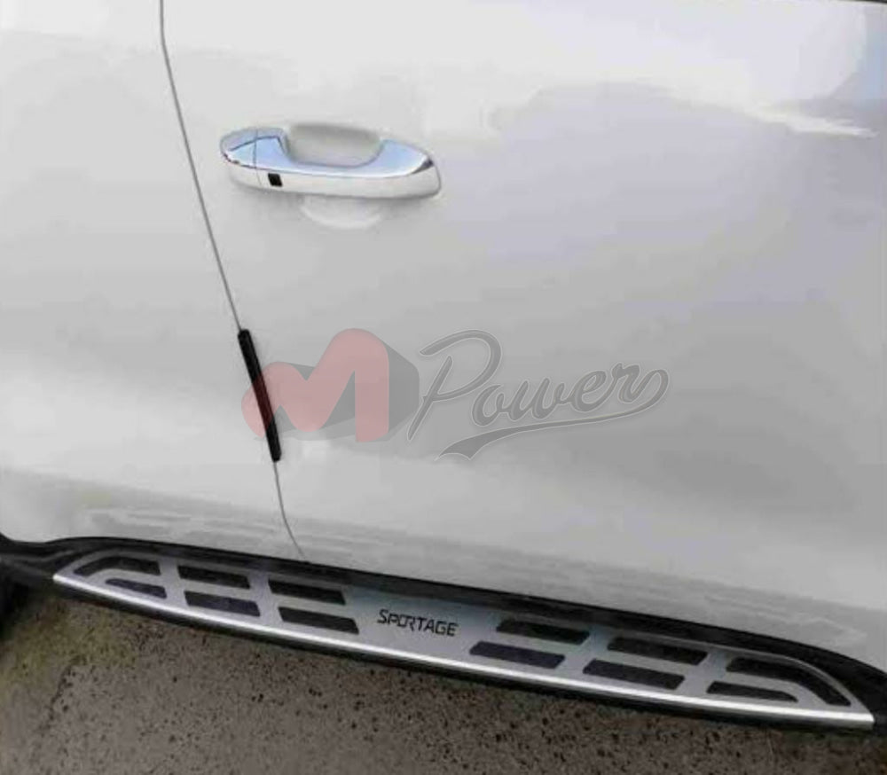 Kia Sportage Side Step Chrome Style 2019-2022 V2