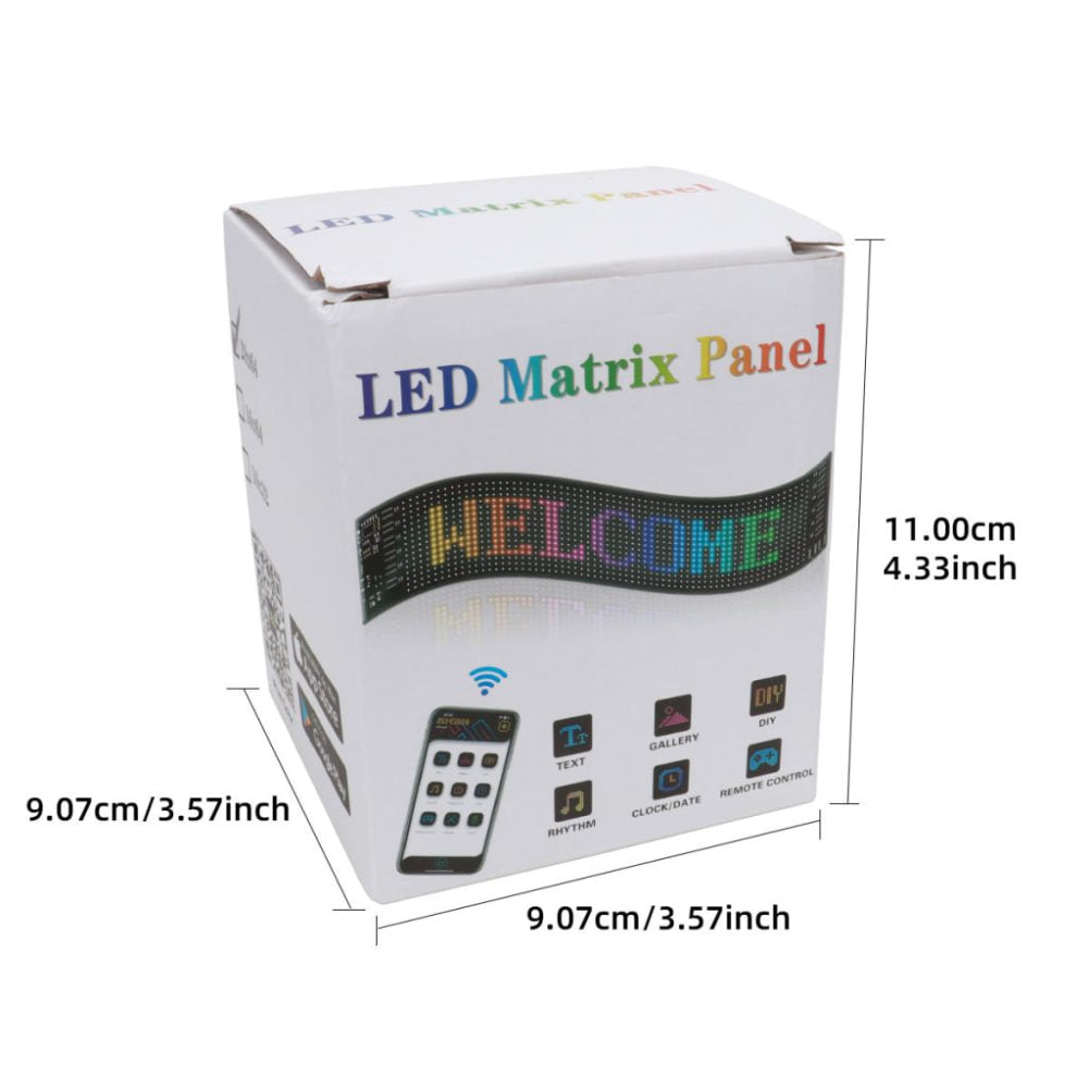 Led Flexible Display Matrix Panel Car Advertising Full Color High Definition Sticker