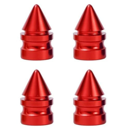 Loadblock Shaped Metal Valve Stem Caps 4Pcs