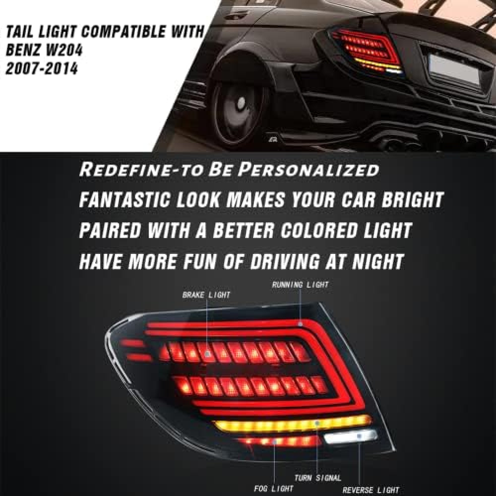 Mercedes Benz C-Class C300 Sequential Tail Lamp