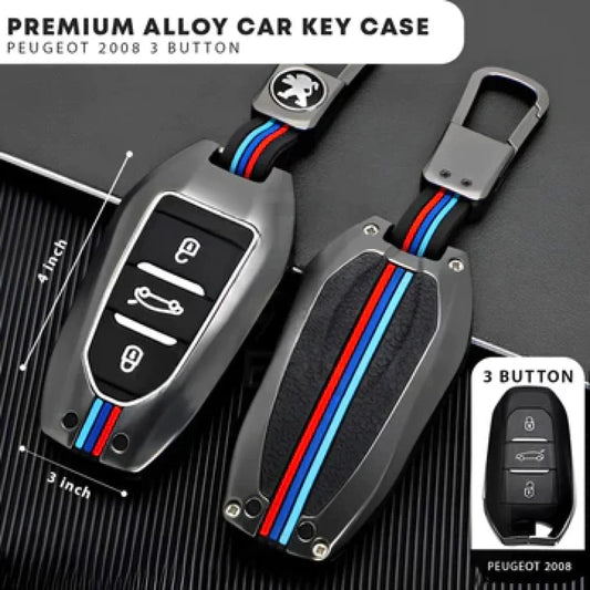 Peugeot 2008 Protective Zinc Alloy Remote Key Cover