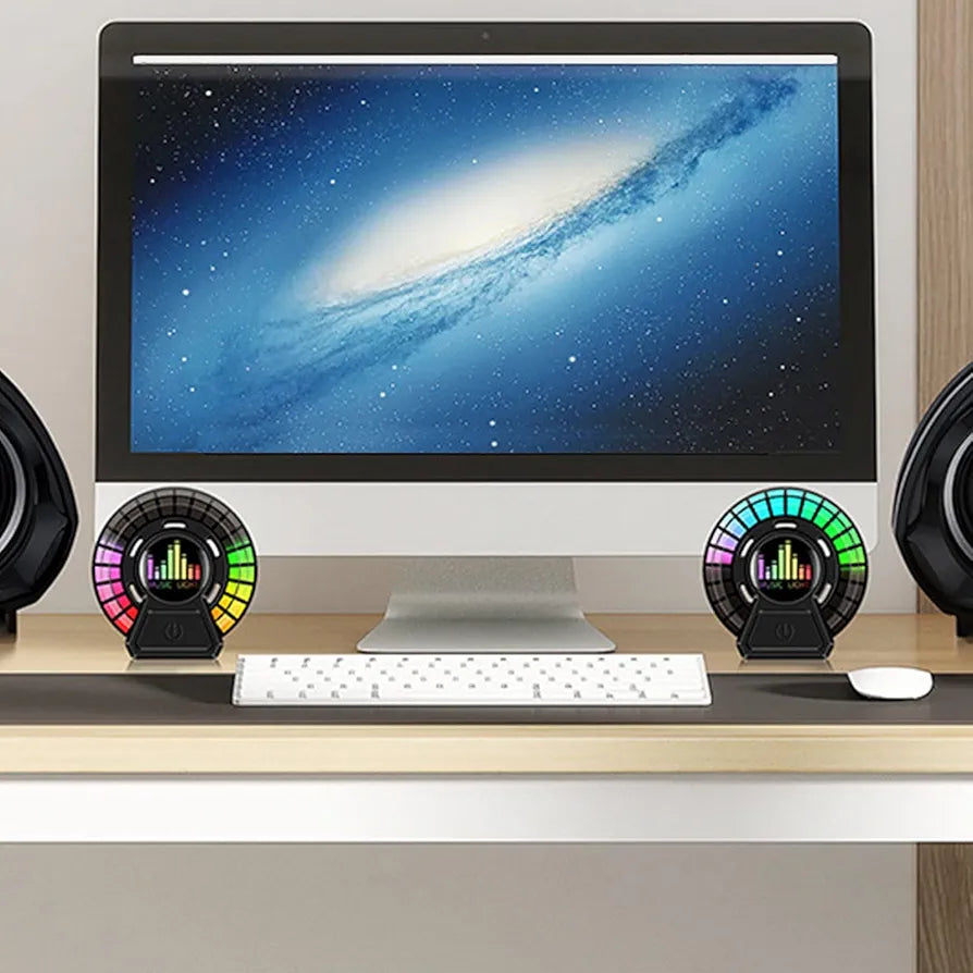 Smart Car Air Outlet Freshener RGB Music Rhythm led light