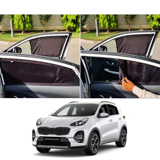 KIA Sportage  Custom Fit Railing Curtains Sun Shade - Parda-4pcs
