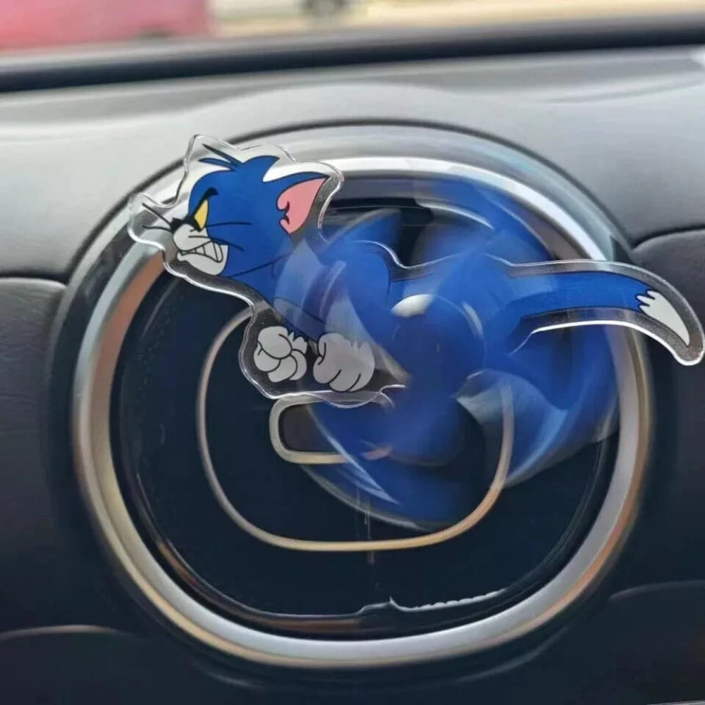Tom & Jerry Chase Car Air Vent Decoration 3 Pcs Cartoon Set