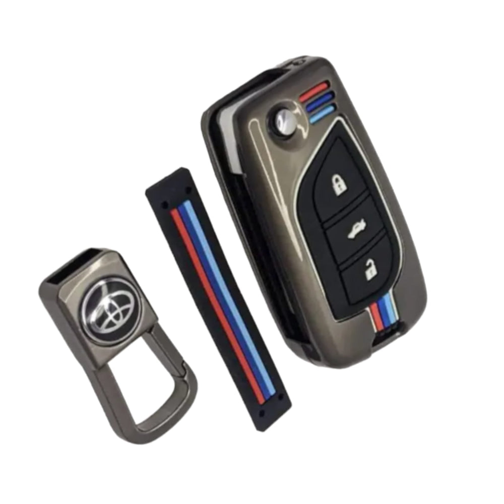 Toyota Corolla 2018 Folding Protective Zinc Alloy Remote Key Cover