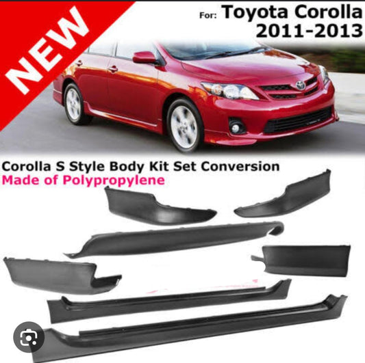 Toyota Corolla Bodykit 7Pcs 2012-2014 Front