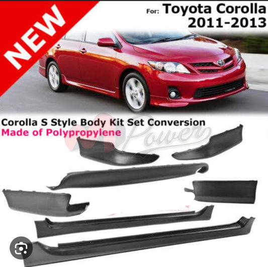 Toyota Corolla Bodykit 7Pcs 2012-2014 Front