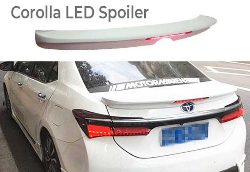 Toyota Corolla Trunk Spoiler With Light 2015 - 2023