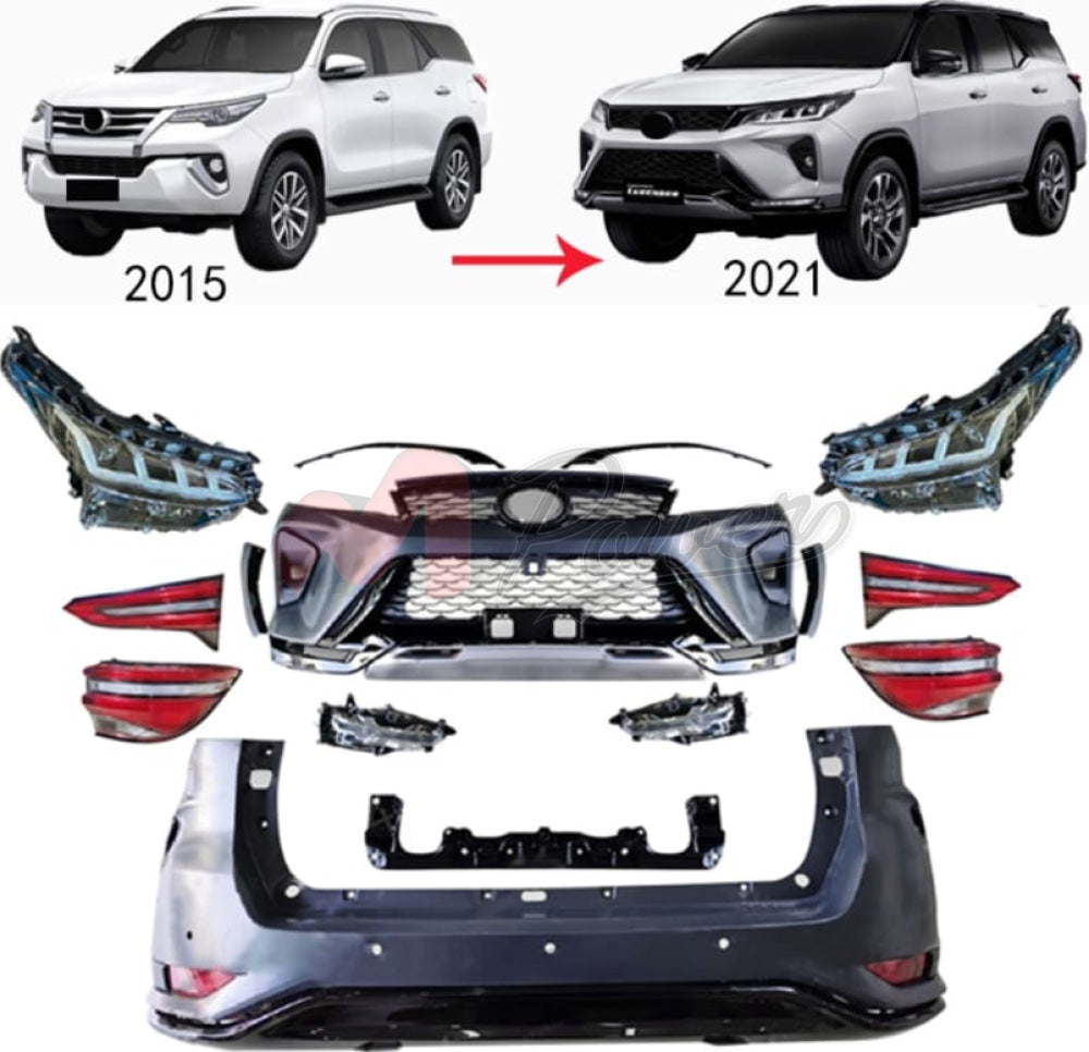 Toyota Fortuner Face Uplift Conversion 2016 To Legender 2021