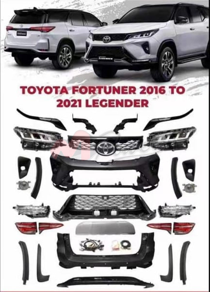 Toyota Fortuner Face Uplift Conversion 2016 To Legender 2021