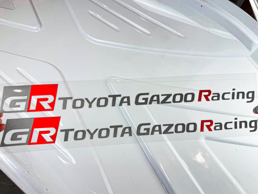 Toyota Gazoo Racing GR Sport Turbo Car 3D Logo Decorative Vinyl Stickers v4