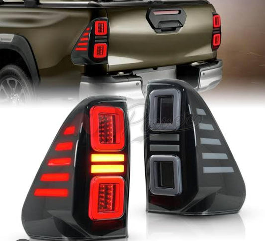 Toyota Hilux Revo Rocco Tail Lamps 3D Effect Design 2016-2023