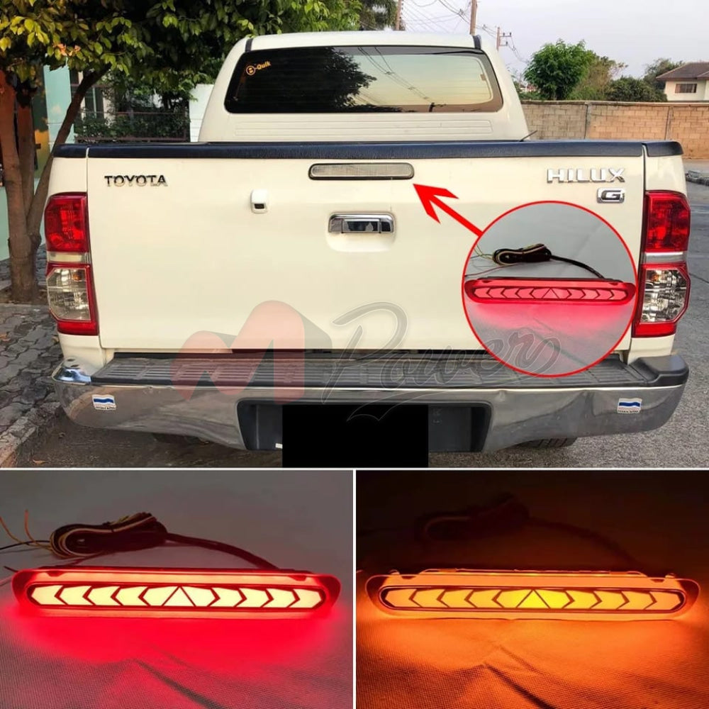 Toyota Hilux Vigo Rear Brake Light Dynamic Turn Signal Reflector 2004-2013