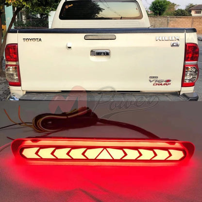 Toyota Hilux Vigo Rear Brake Light Dynamic Turn Signal Reflector 2004-2013