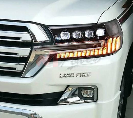 Toyota Land Cruiser V8 Fj200 Headlamps 4Eye Style 2016-2020