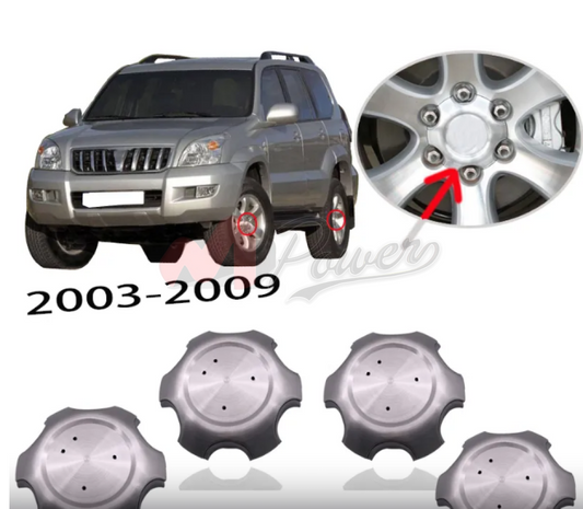 Toyota Prado Fj120 Wheel Center Hub Cover Cap 4Pcs 2003-2009