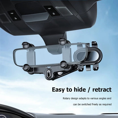 Universal 360 Rotatable Car Phone Holder Rearview Mirror Mount Stand