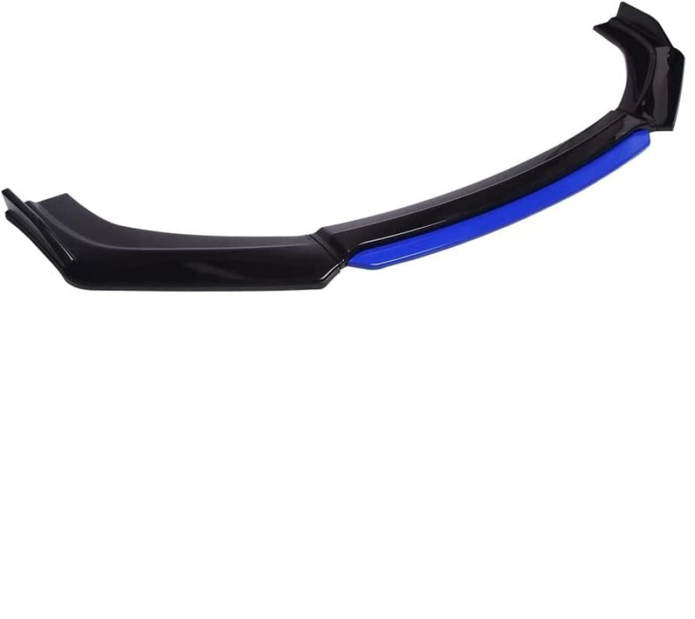 Universal Front Bumper Splitter Black/Blue