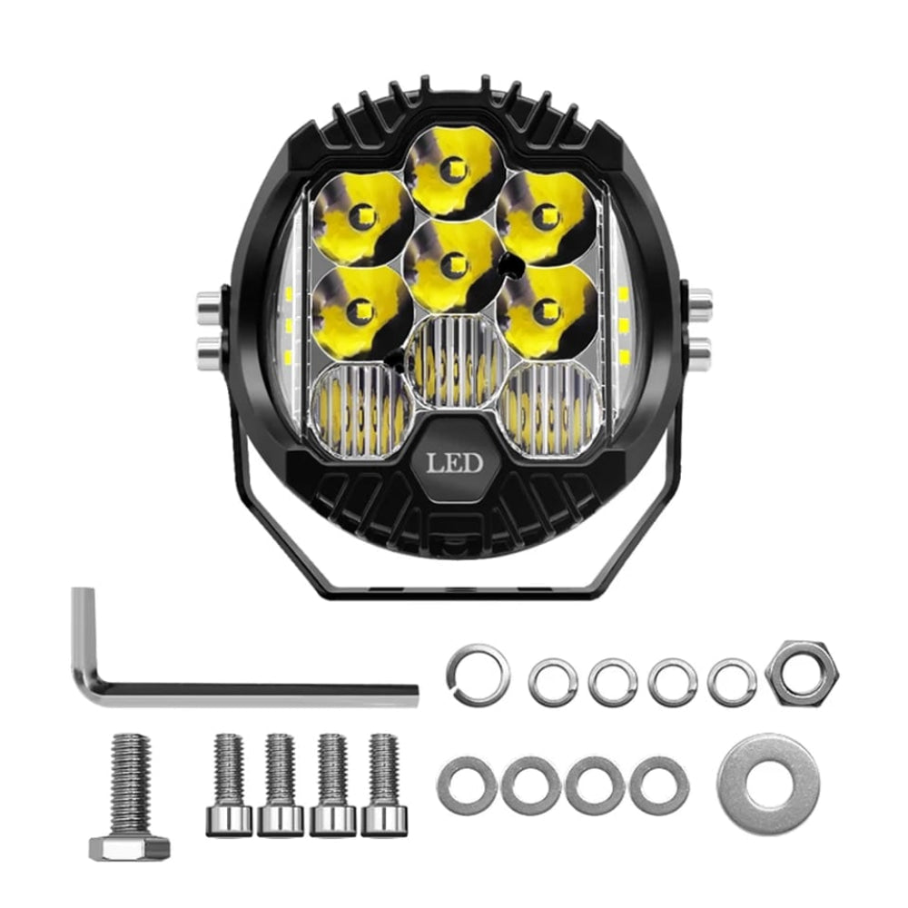 Universal Powerful Led Spot Light For Car Jeep Motorbike 2Pcs