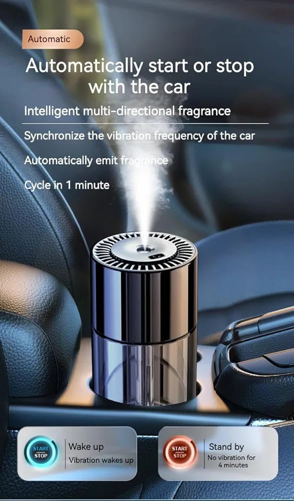 Usb Rechargeable Car Diffuser Air Freshener