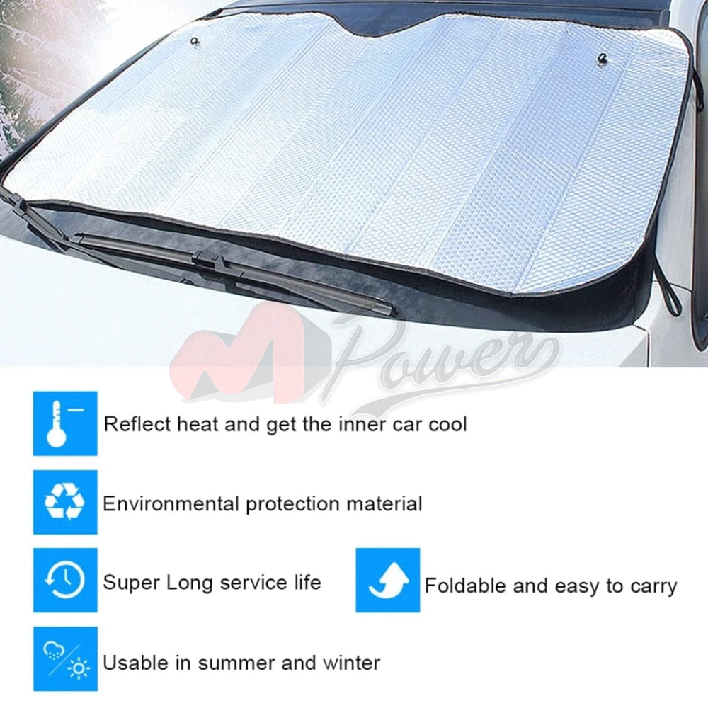 Uv Protect Front Rear Car Window Sunshade Reflector