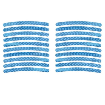 Wheel Decoration Reflector Stickers 20Pcs Blue